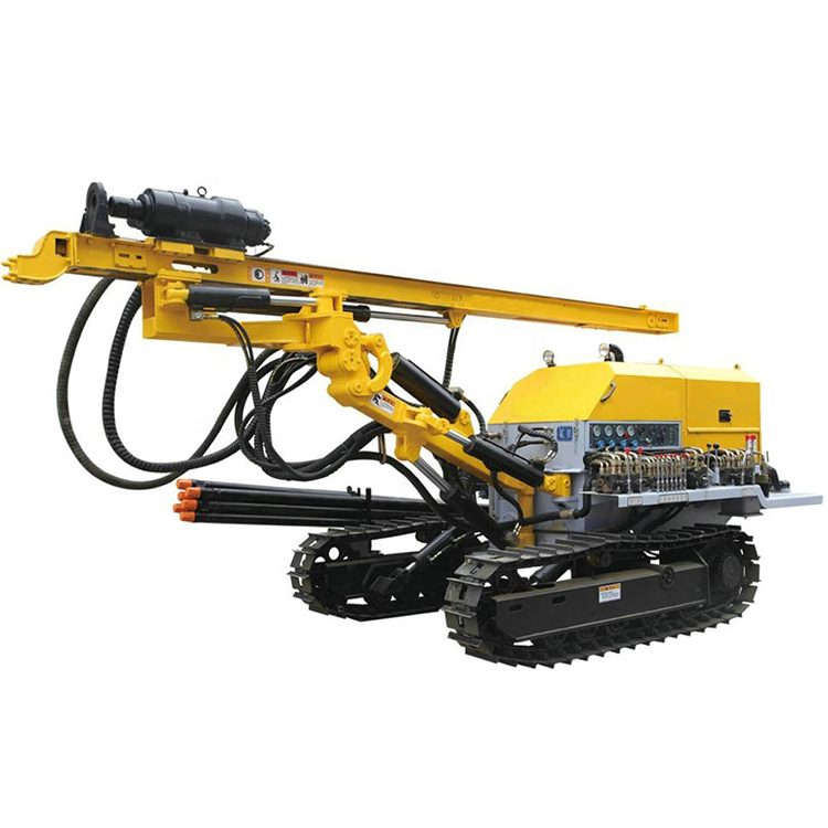 Anchoring slope protection drilling rig