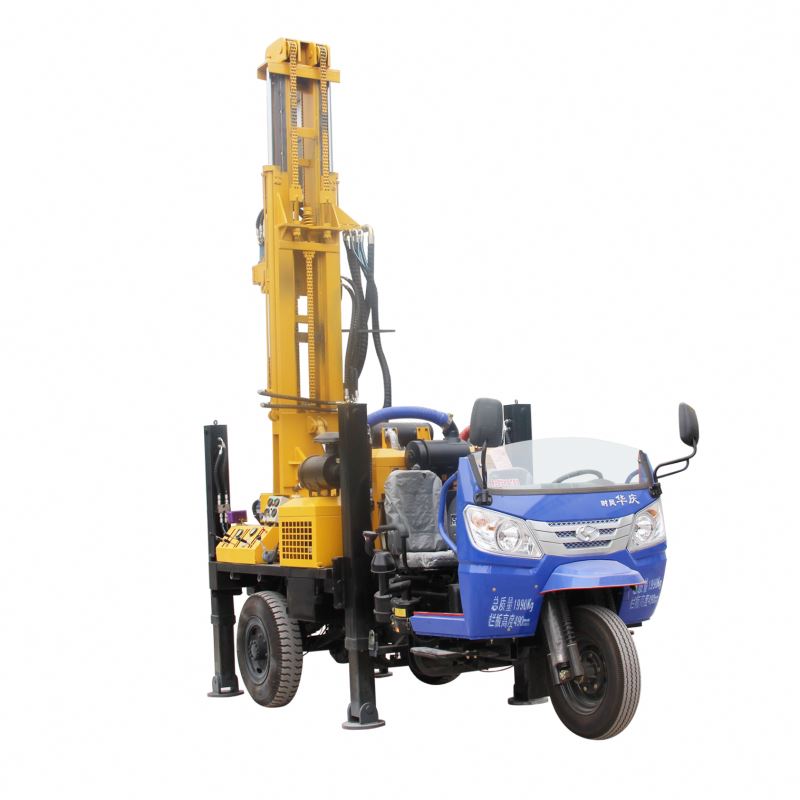 200m tricycle type water well drilling rig